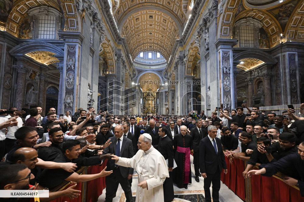 Pope Leo XIV Attends The Jubile Of Seminarians - Vatican