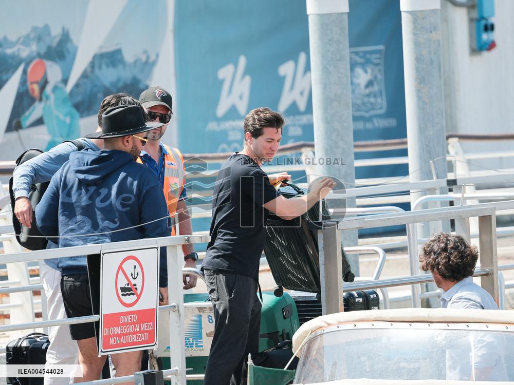 Venice, arrivals at the airport -