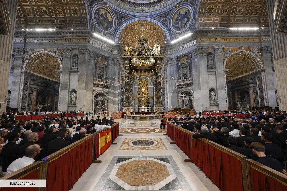 Pope Leo XIV Attends The Jubile Of Seminarians - Vatican