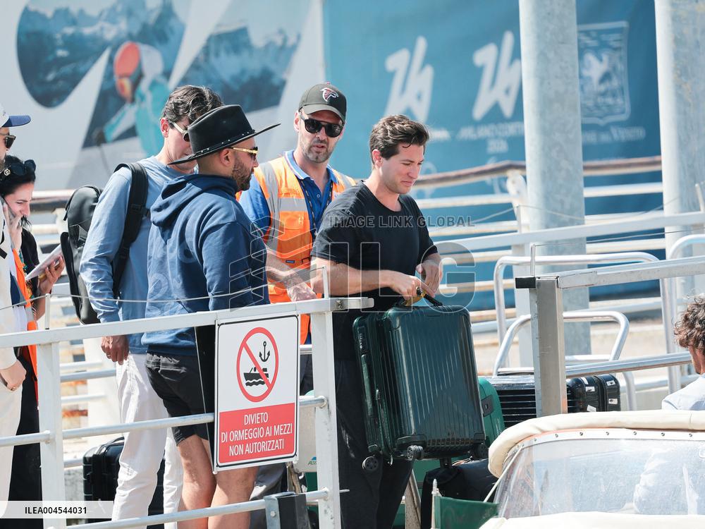 Venice, arrivals at the airport -