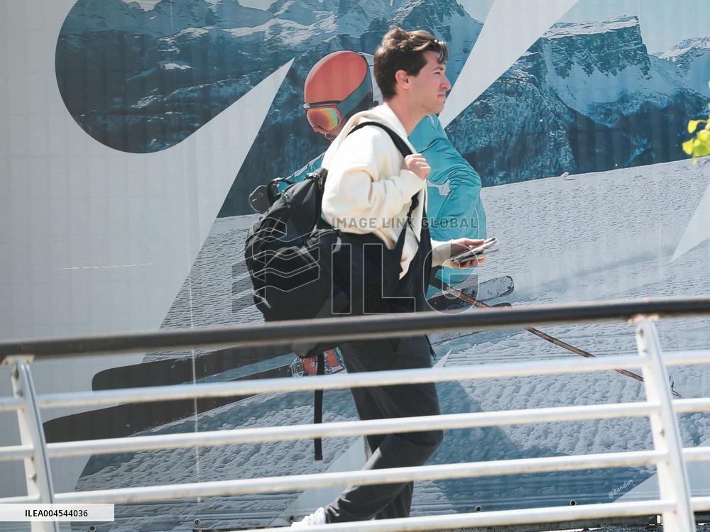 Venice, arrivals at the airport -