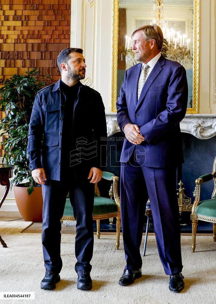 President Zelensky Meets King Willem-Alexander - The Hague