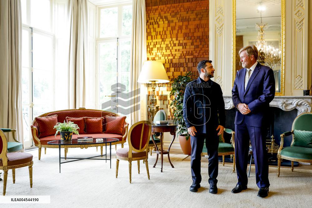 President Zelensky Meets King Willem-Alexander - The Hague
