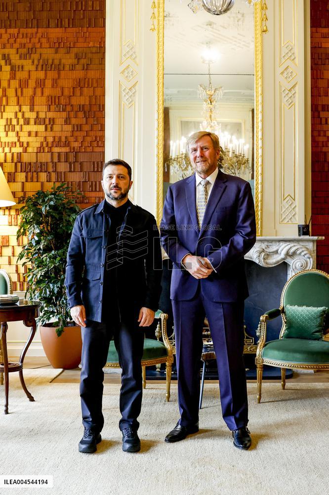President Zelensky Meets King Willem-Alexander - The Hague