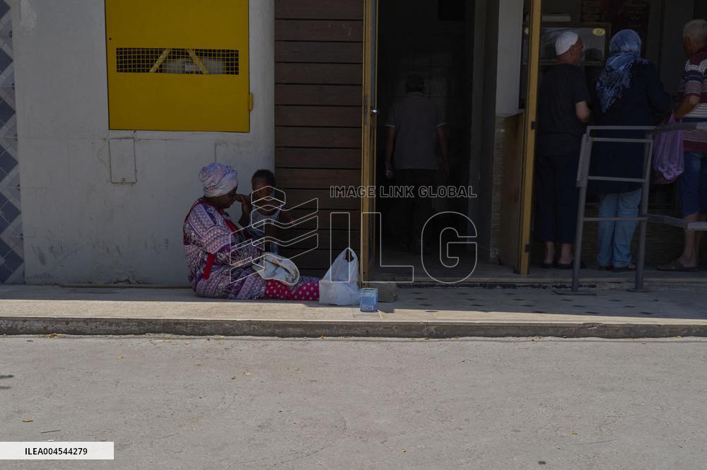 Sub-Saharan Migrants Endure Hardship Near Sfax - Tunisia