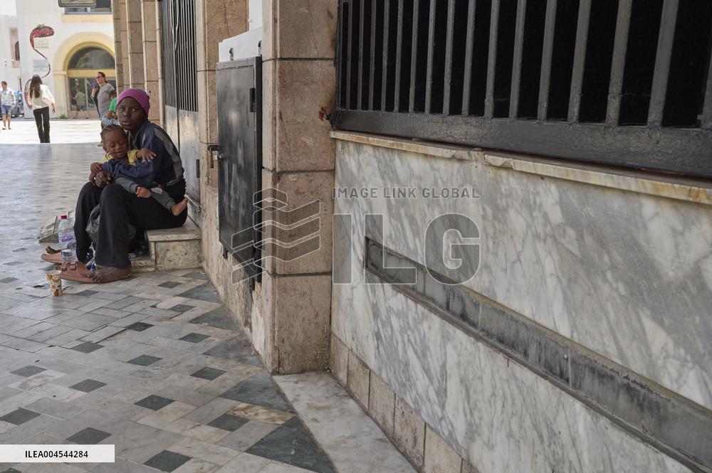 Sub-Saharan Migrants Endure Hardship Near Sfax - Tunisia