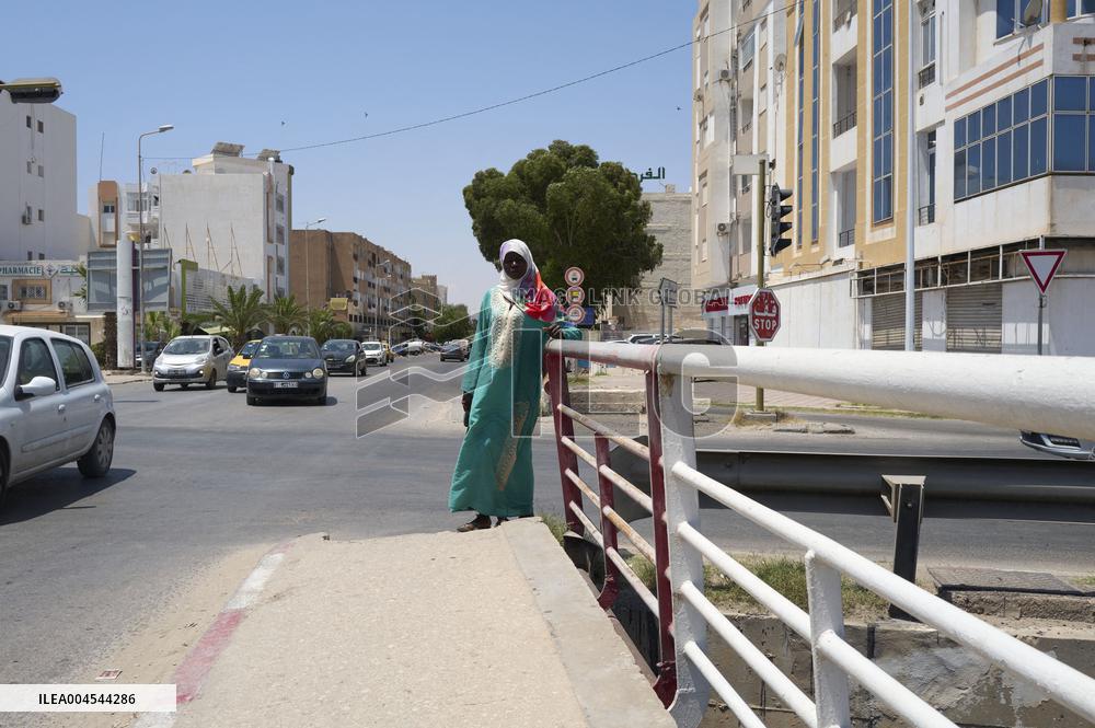 Sub-Saharan Migrants Endure Hardship Near Sfax - Tunisia