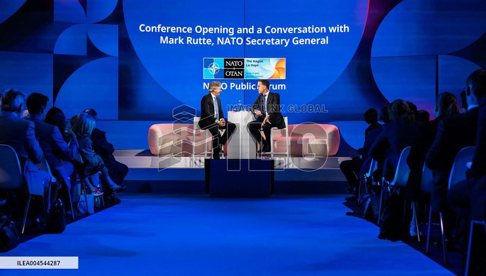 Opening of the NATO Public Forum - 2025 NATO Summit in The Hague