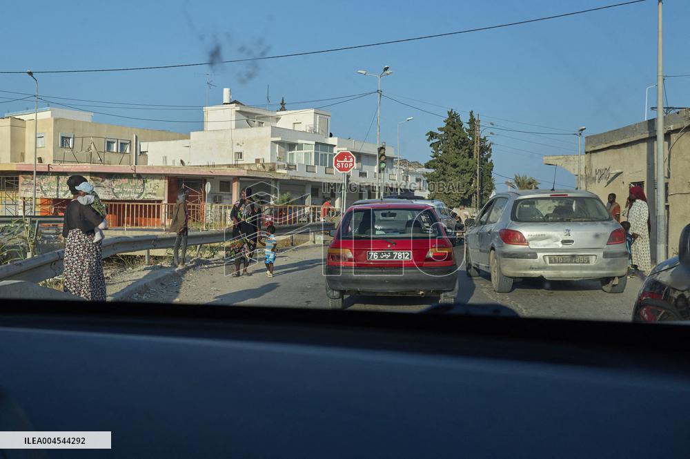 Sub-Saharan Migrants Endure Hardship Near Sfax - Tunisia