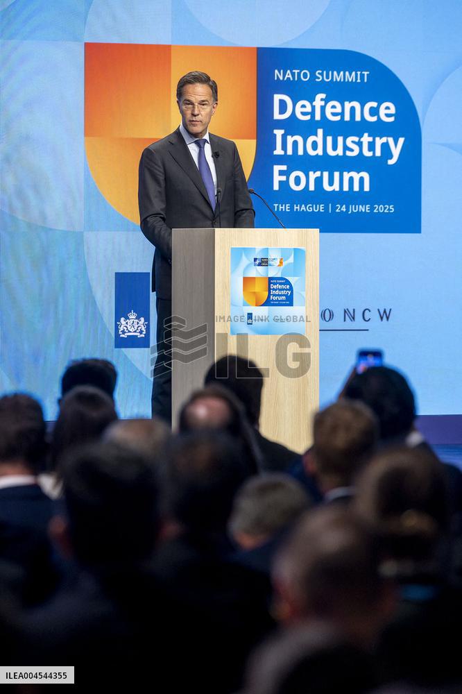 Plenary Session of the NATO Summit Defence Industry Forum - The Hague