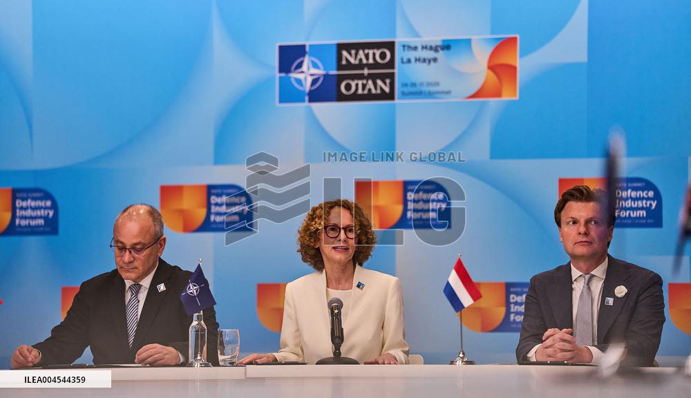 NATO Summit Defence Industry Forum signing ceremony - 2025 NATO Summit in The Hague