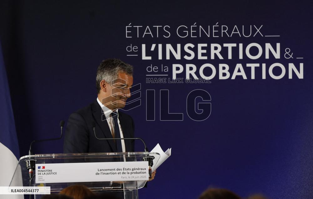 General Statements Of Integration And Probation At The Ministry Of Justice - Paris