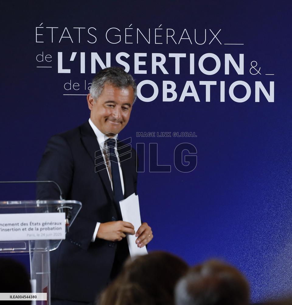 General Statements Of Integration And Probation At The Ministry Of Justice - Paris