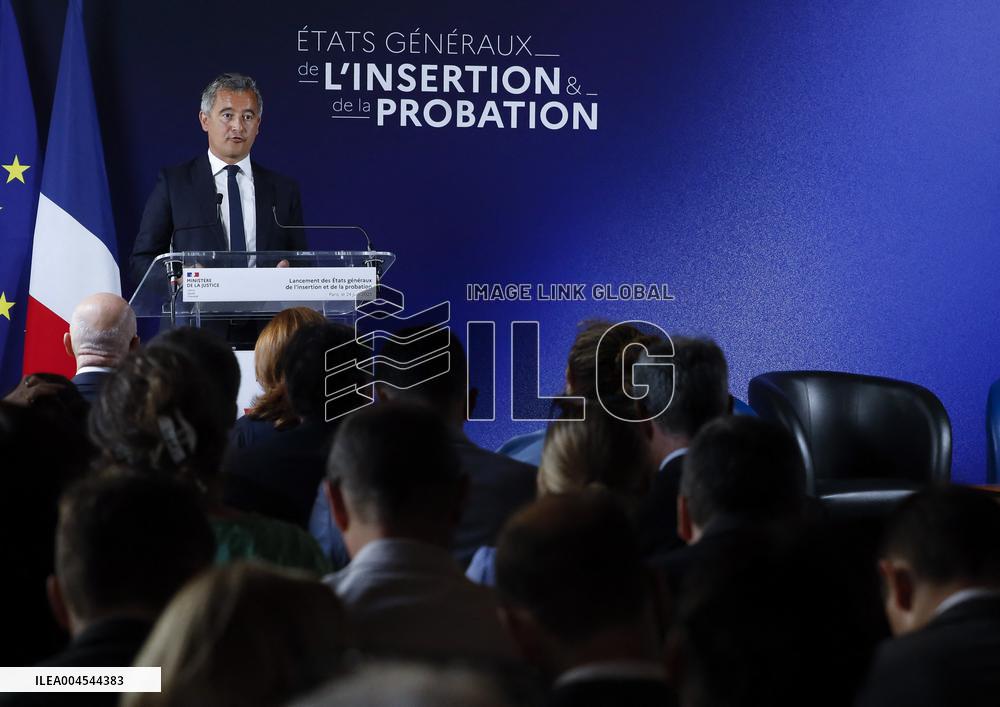 General Statements Of Integration And Probation At The Ministry Of Justice - Paris