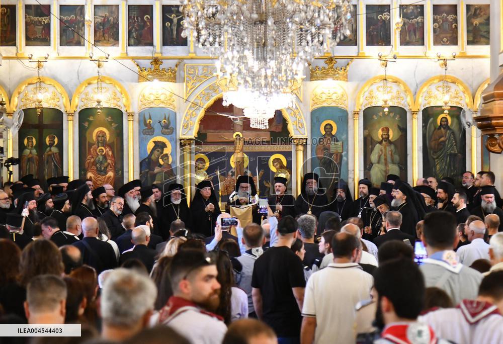 Funeral Of The Church Attack Victims - Damascus