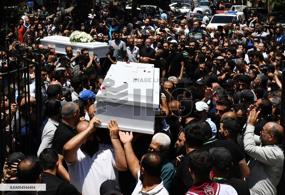 Funeral Of The Church Attack Victims - Damascus