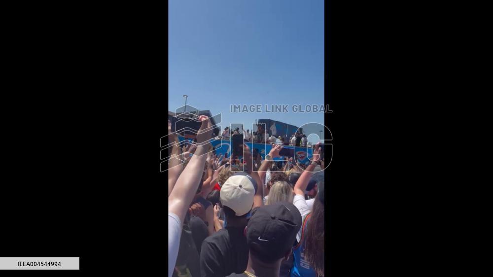 US: Parade Celebrating OKC Thunder’s NBA Championship
