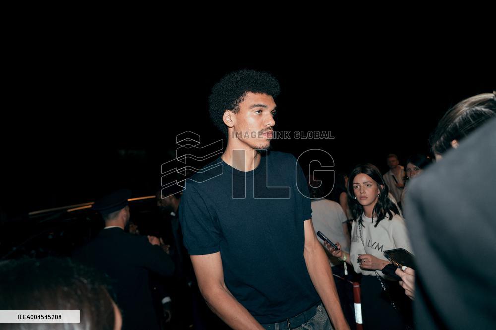 Felix And Oscar Wembanyama At Louis Vuitton After Party - Paris