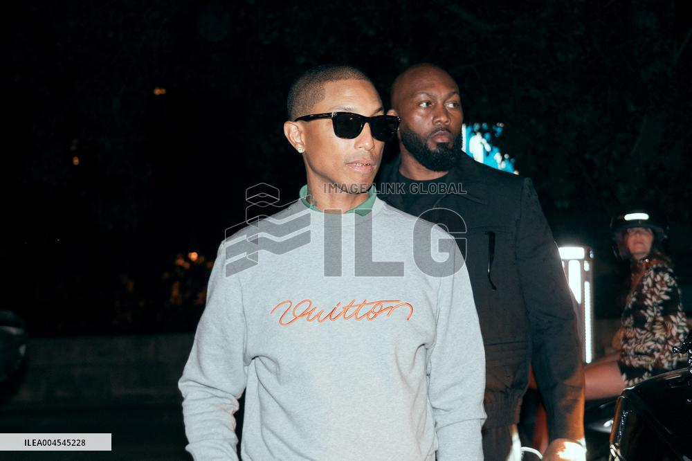 Pharrell Williams At Louis Vuitton After Party - Paris