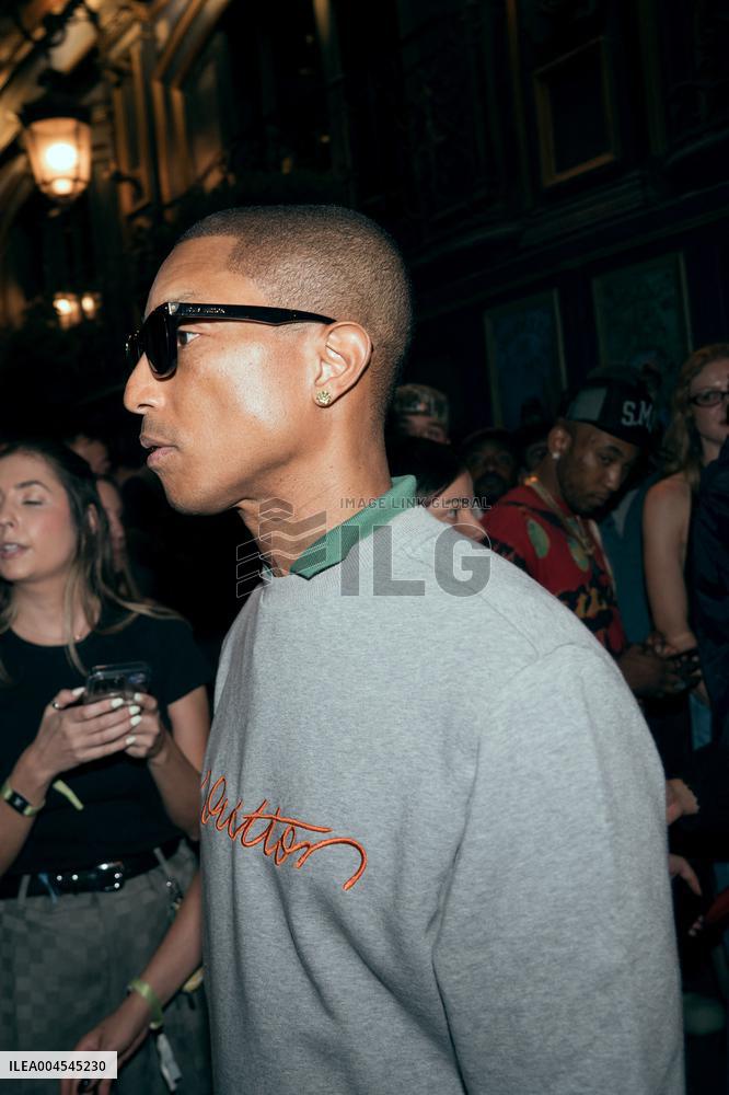 Pharrell Williams At Louis Vuitton After Party - Paris