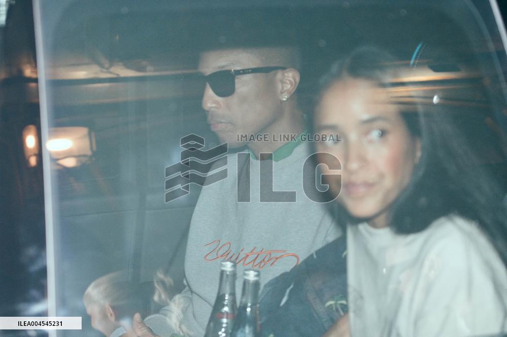 Pharrell Williams At Louis Vuitton After Party - Paris