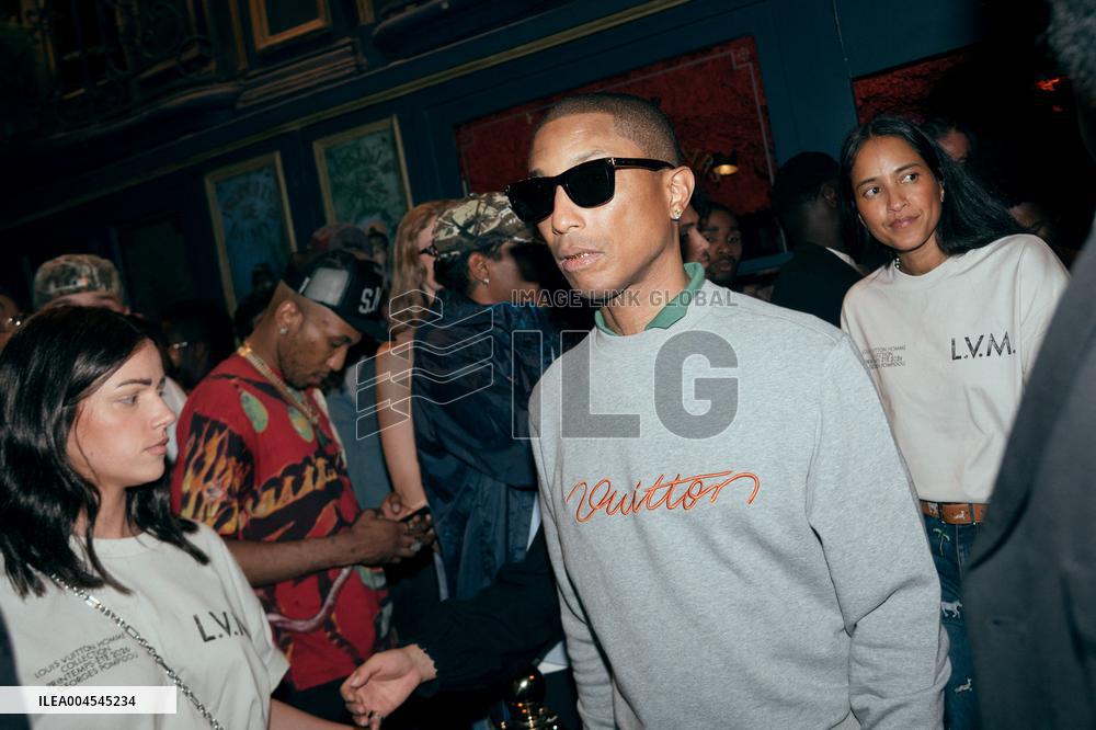 Pharrell Williams At Louis Vuitton After Party - Paris