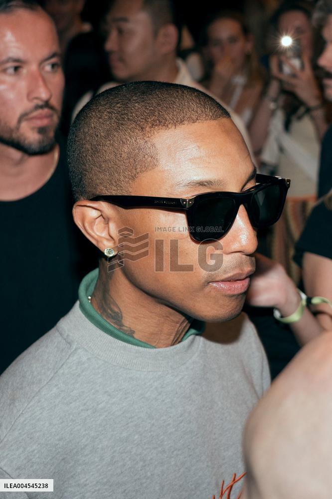 Pharrell Williams At Louis Vuitton After Party - Paris