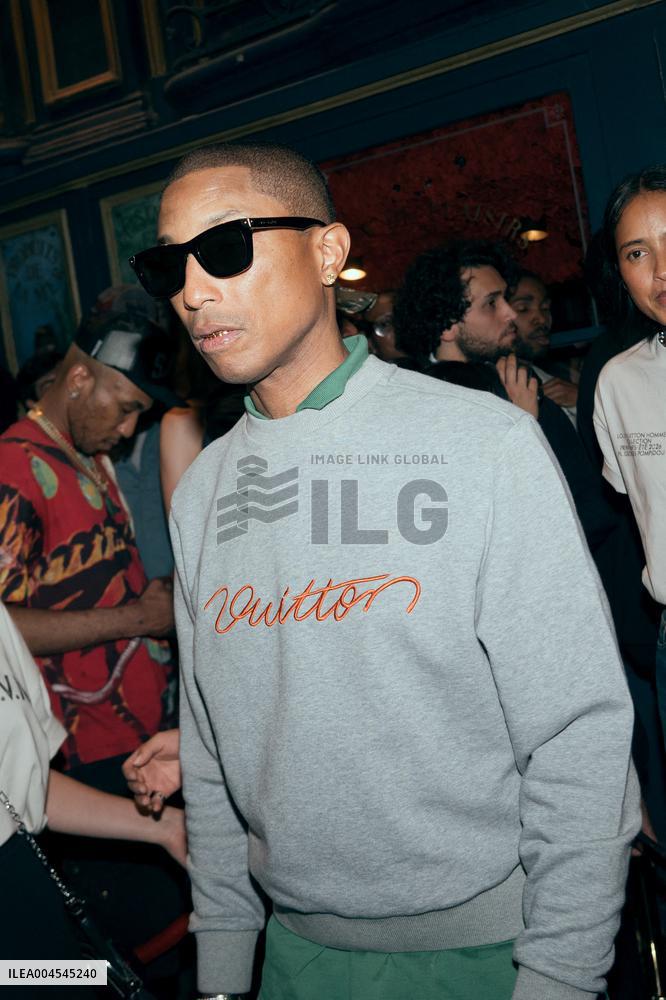 Pharrell Williams At Louis Vuitton After Party - Paris