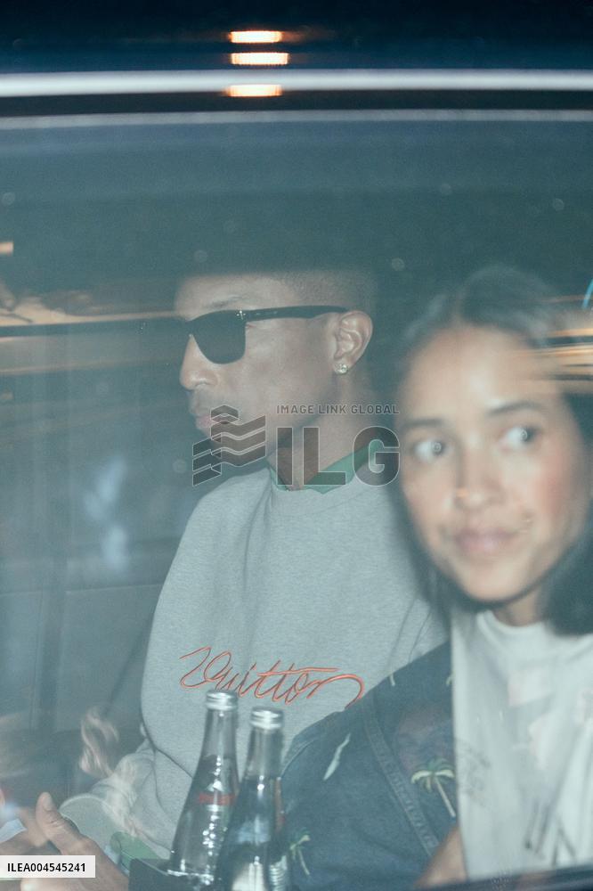 Pharrell Williams At Louis Vuitton After Party - Paris