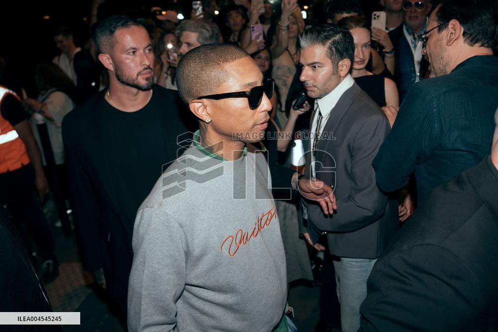 Pharrell Williams At Louis Vuitton After Party - Paris