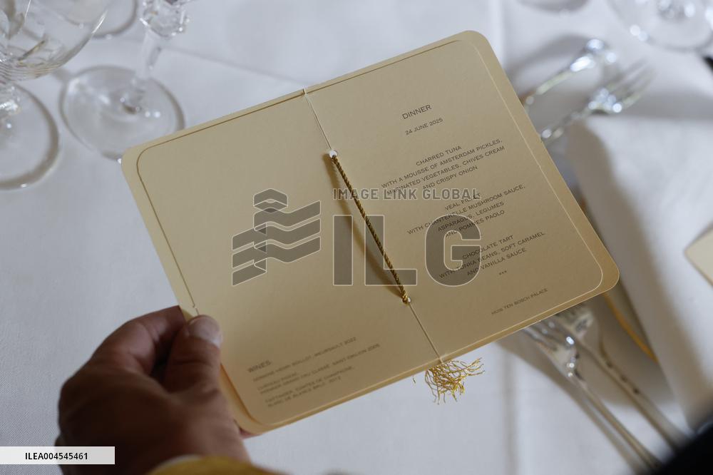 NATO Summit Dinner at Huis ten Bosch Palace - The Hague