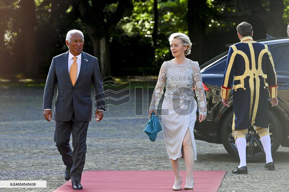 NATO Summit - Arrival of Guests for Dinner at Huis ten Bosh Palace, Den Haag, The Netherlands