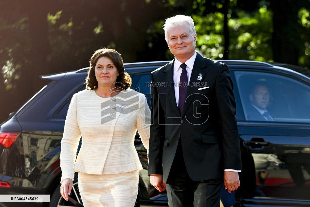 NATO Summit - Arrival of Guests for Dinner at Huis ten Bosh Palace, Den Haag, The Netherlands