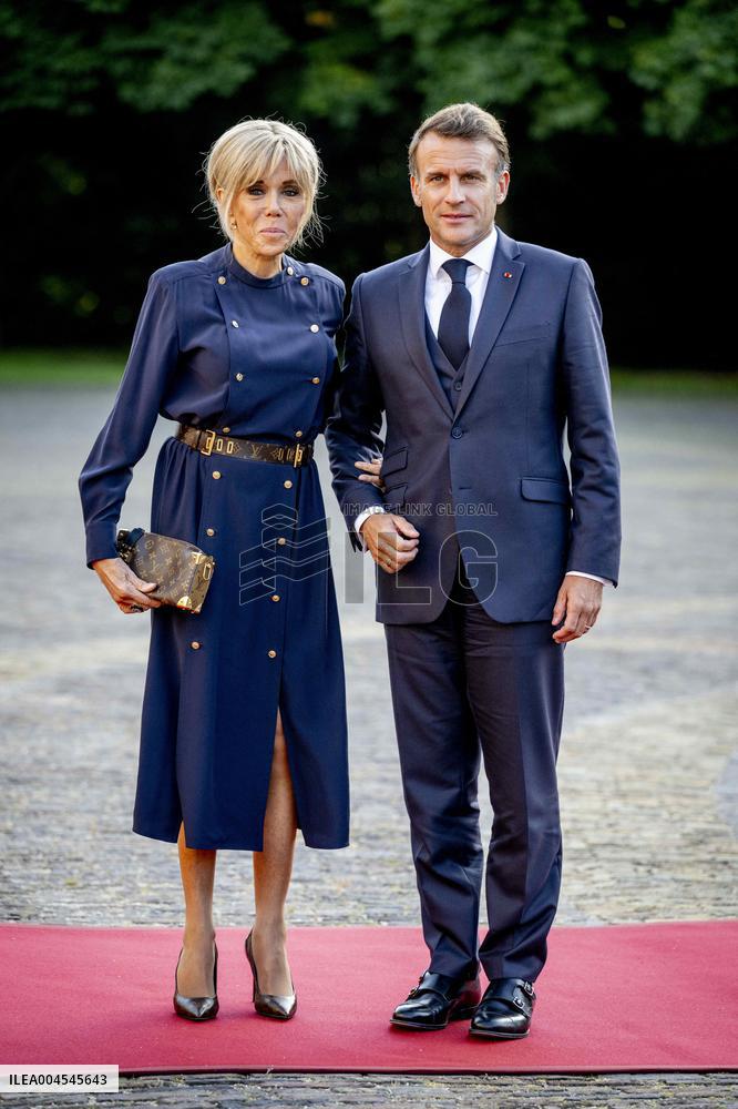 Macron Arrives for NATO Summit Dinner - The Hague