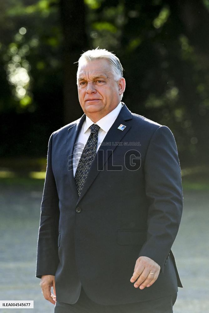 NATO Summit - Arrival of Guests for Dinner at Huis ten Bosh Palace, Den Haag, The Netherlands