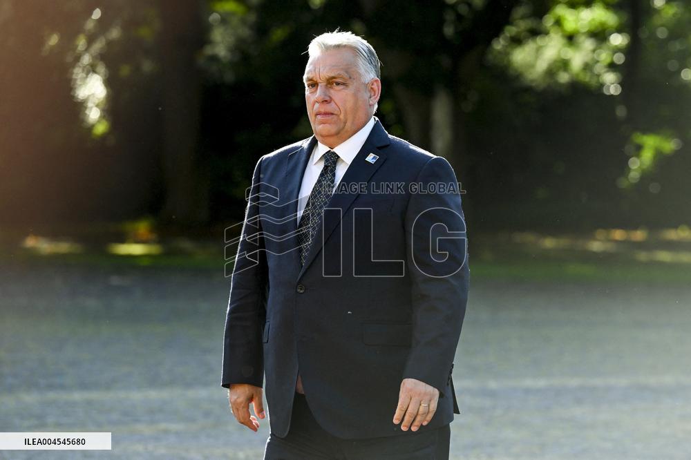 NATO Summit - Arrival of Guests for Dinner at Huis ten Bosh Palace, Den Haag, The Netherlands