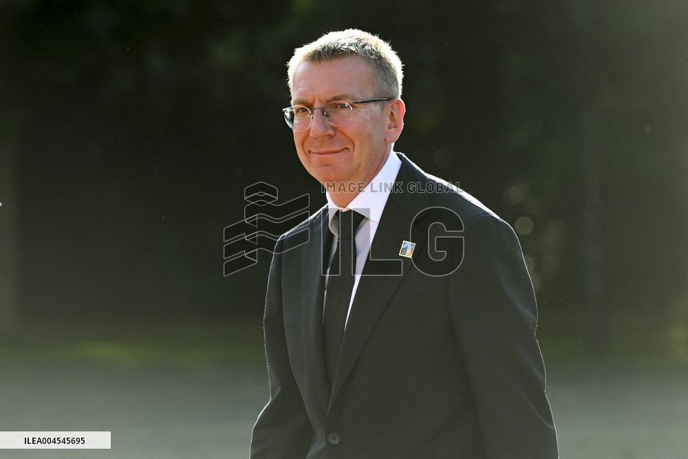 NATO Summit - Arrival of Guests for Dinner at Huis ten Bosh Palace, Den Haag, The Netherlands