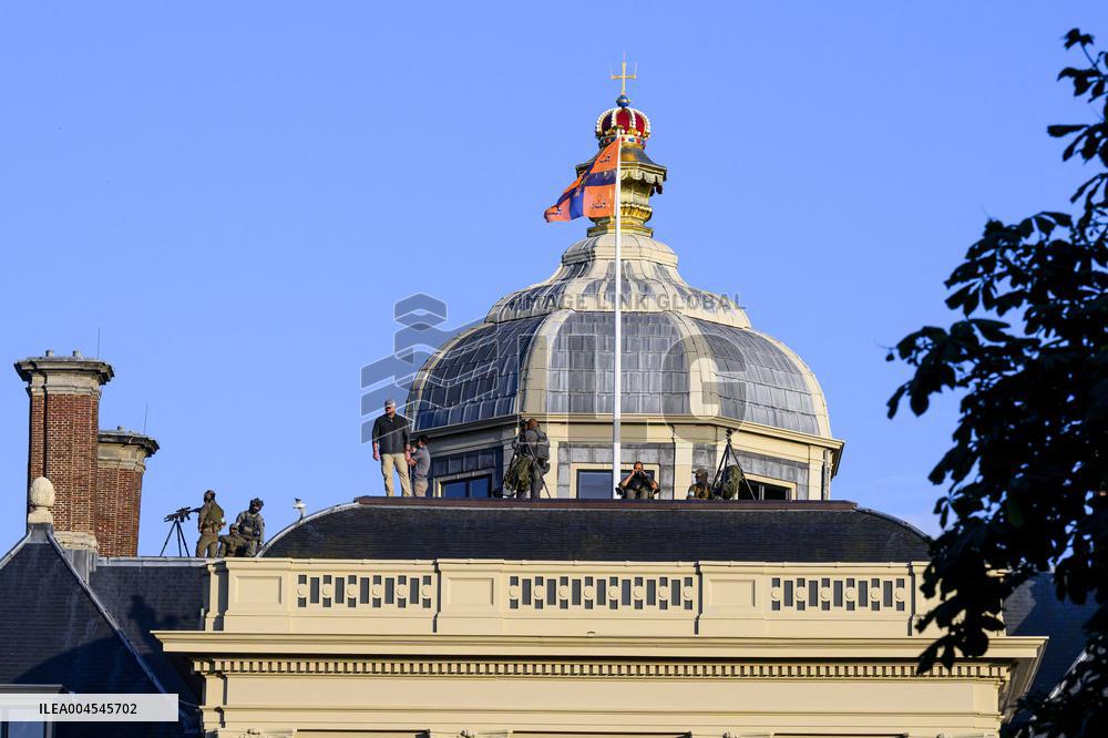 NATO Summit - Arrival of Guests for Dinner at Huis ten Bosh Palace, Den Haag, The Netherlands
