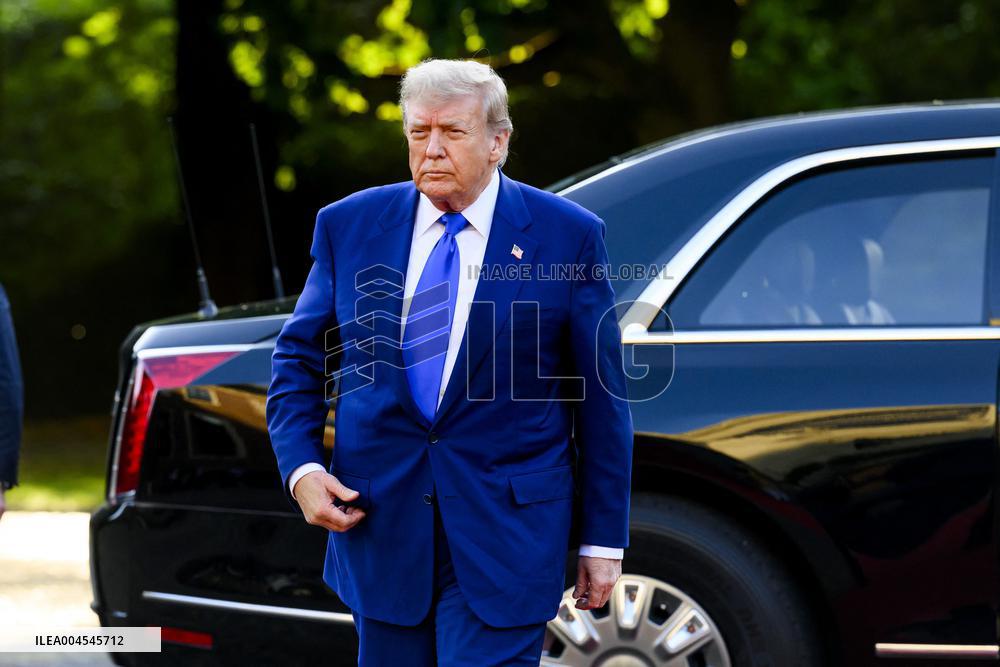 NATO Summit - Arrival of Guests for Dinner at Huis ten Bosh Palace, Den Haag, The Netherlands
