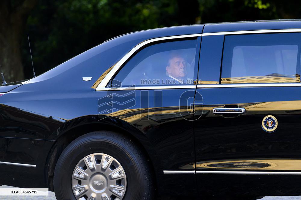 NATO Summit - Arrival of Guests for Dinner at Huis ten Bosh Palace, Den Haag, The Netherlands