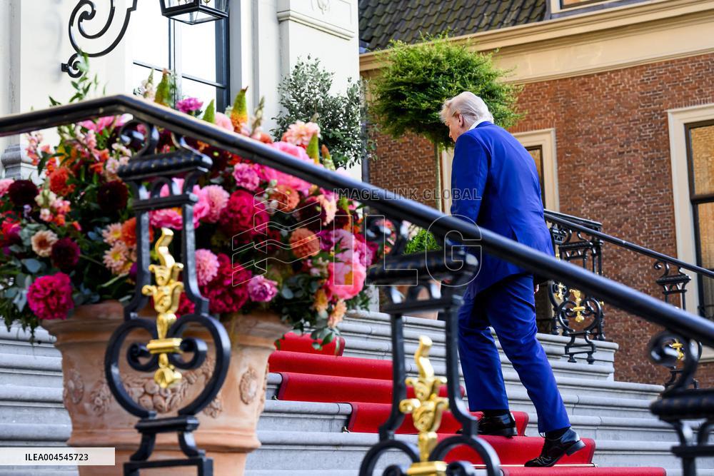 NATO Summit - Arrival of Guests for Dinner at Huis ten Bosh Palace, Den Haag, The Netherlands