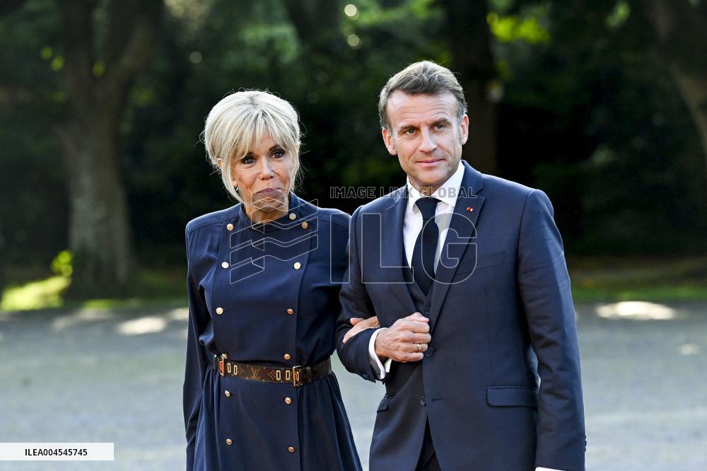Macron Arrives for NATO Summit Dinner - The Hague
