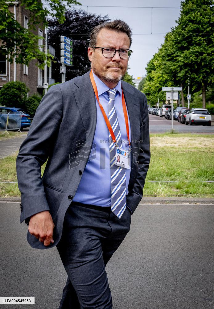 Prince Constantine Arrives at The Navo Top World Forum - The Hague