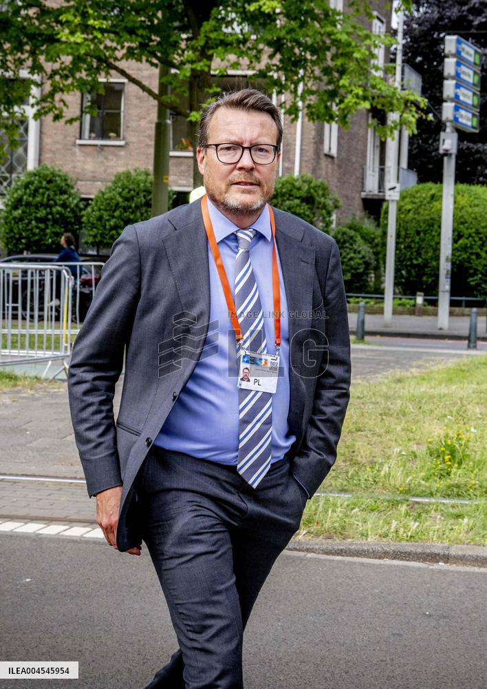 Prince Constantine Arrives at The Navo Top World Forum - The Hague