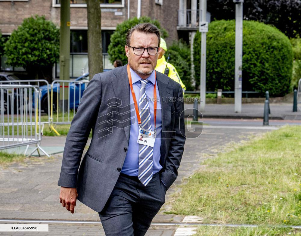 Prince Constantine Arrives at The Navo Top World Forum - The Hague
