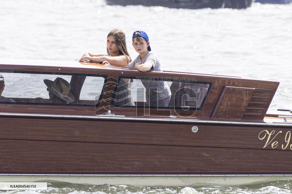 Ivanka Trump And Family Arrive At Their Hotel - Venice
