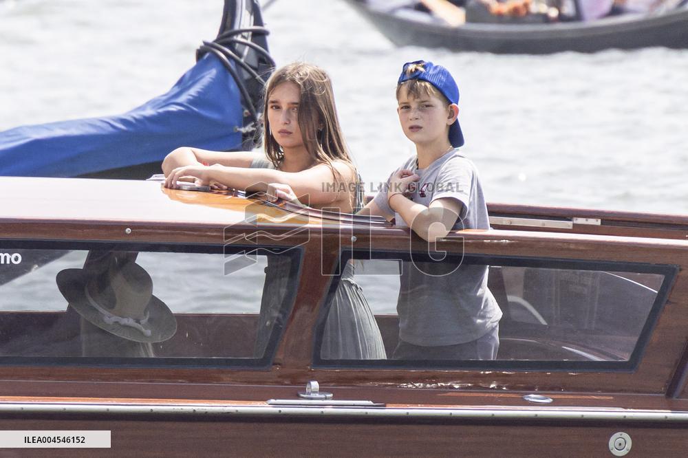 Ivanka Trump And Family Arrive At Their Hotel - Venice