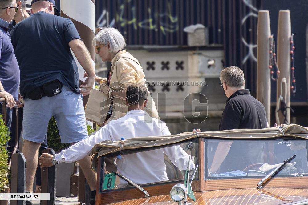 Ivanka Trump And Family Arrive At Their Hotel - Venice