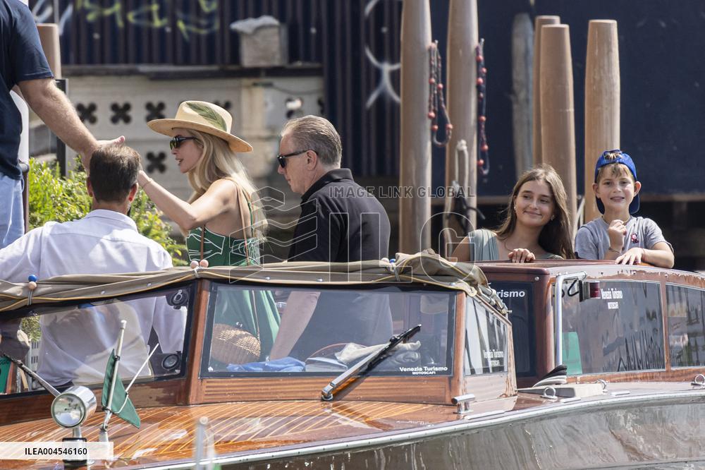 Ivanka Trump And Family Arrive At Their Hotel - Venice