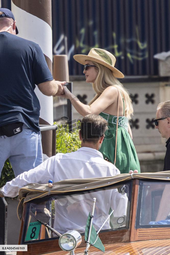 Ivanka Trump And Family Arrive At Their Hotel - Venice